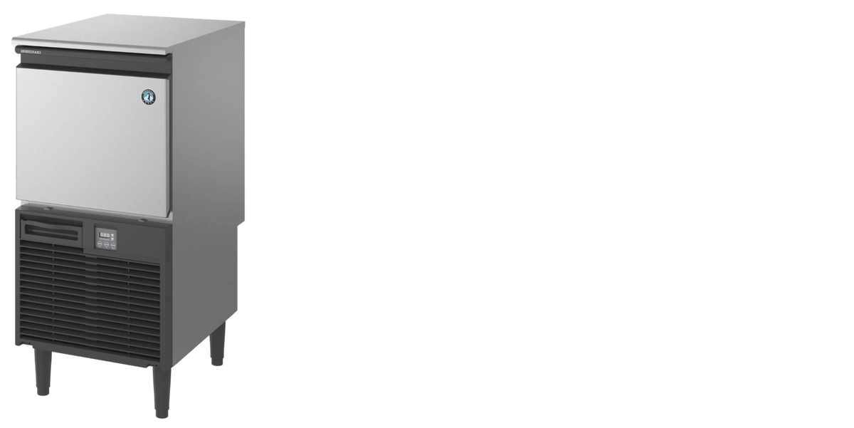 IJsblokjesmachine (halvemaan ijs) met ingebouwde opslagbunker KM-40C-HC-W