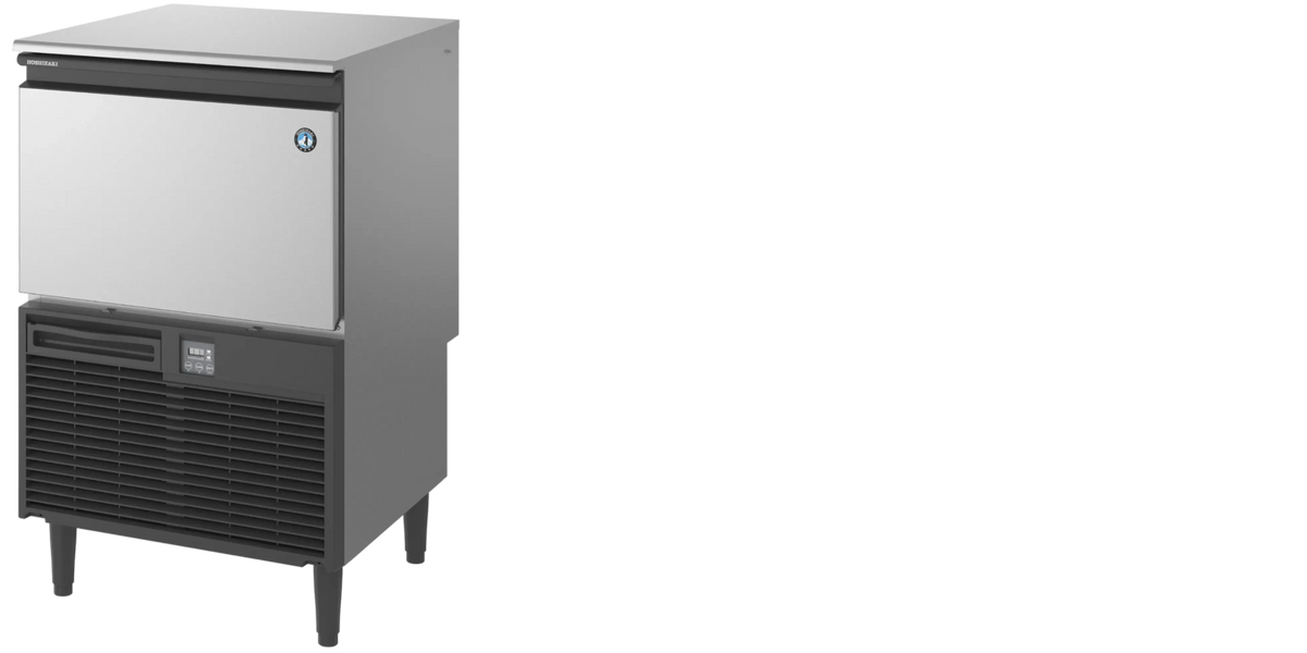 IJsblokjesmachine (halvemaan ijs) met ingebouwde opslagbunker KM-60C-HC-W