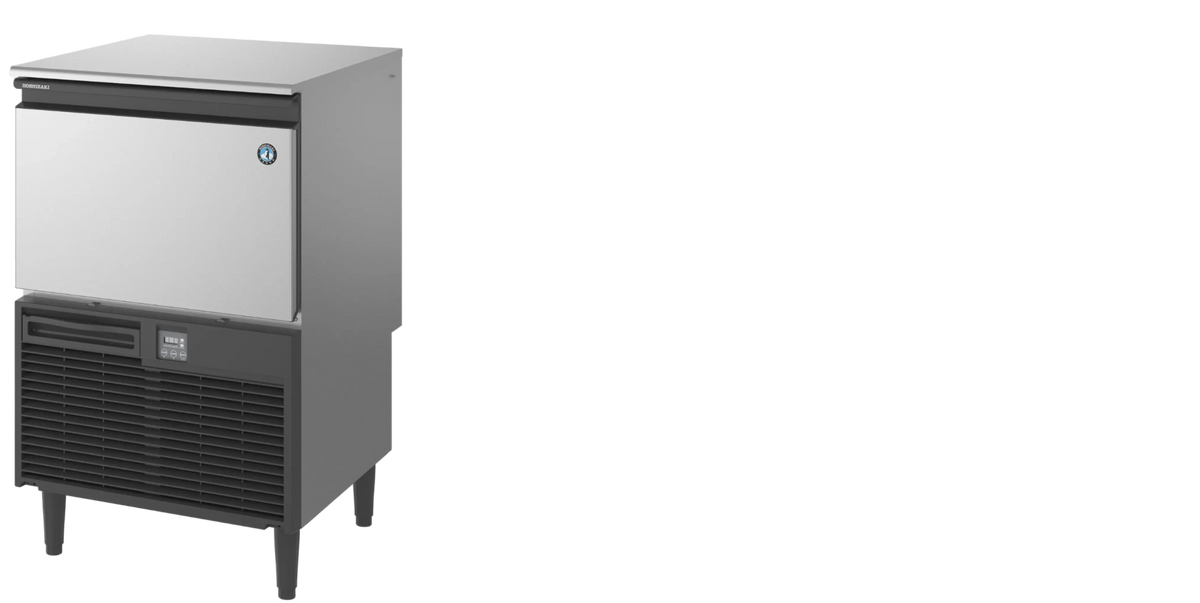 IJsblokjesmachine (halvemaan ijs) met ingebouwde opslagbunker KM-60C-HC