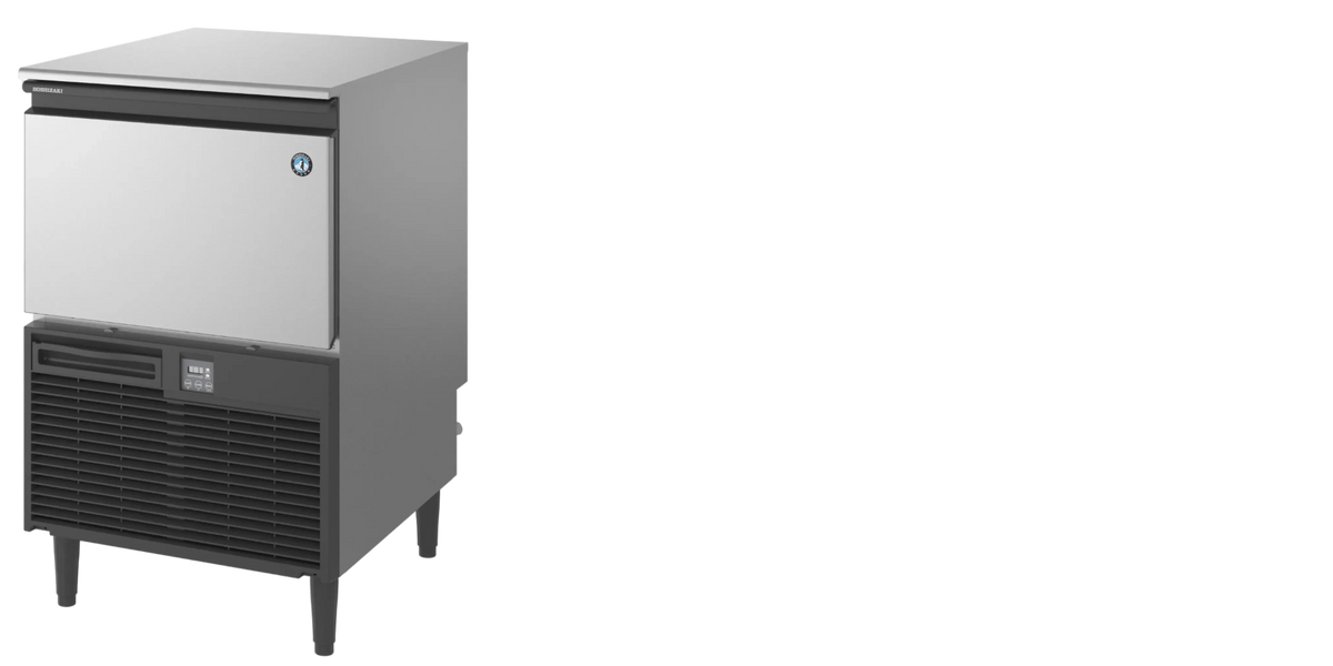 IJsblokjesmachine (halvemaan ijs) met ingebouwde opslagbunker KM-80C-HC