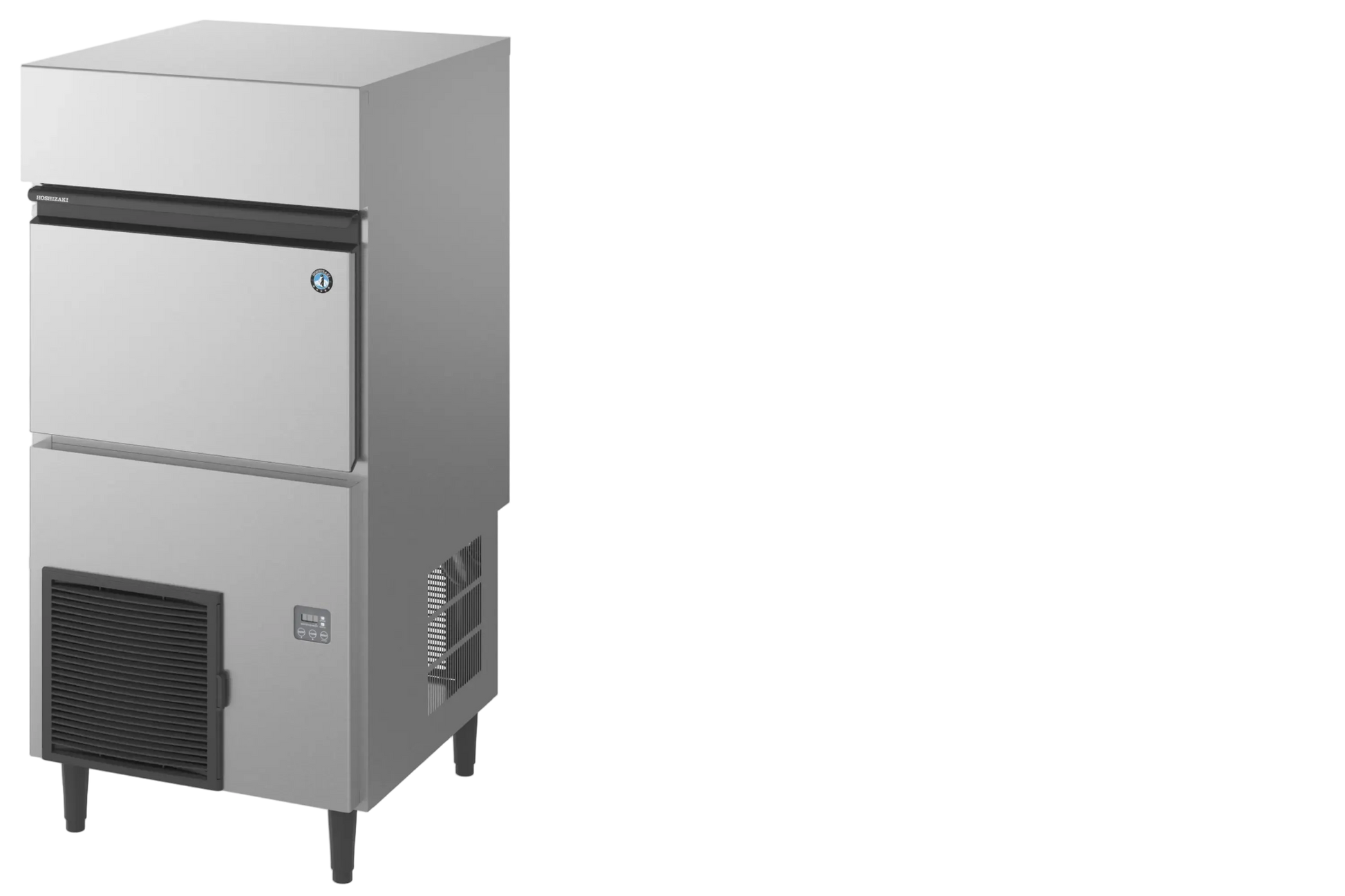 IJsblokjesmachine (halvemaan ijs) met ingebouwde opslagbunker KM-140C-HC-W