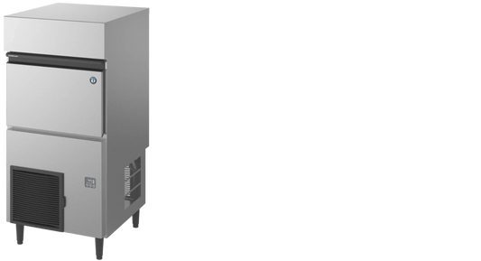 IJsblokjesmachine (halvemaan ijs) met ingebouwde opslagbunker KM-140C-HC-W