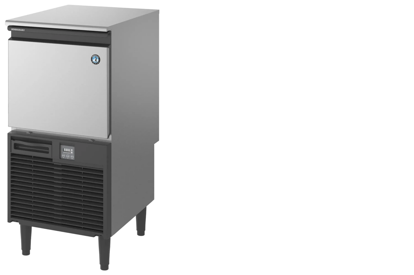 IJsblokjesmachine (halvemaan ijs) met ingebouwde opslagbunker KM-40C-HC-W