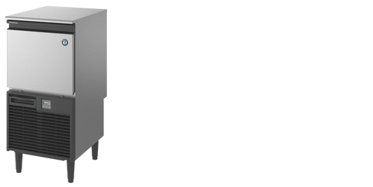 IJsblokjesmachine (halvemaan ijs) met ingebouwde opslagbunker KM-40C-HC-W