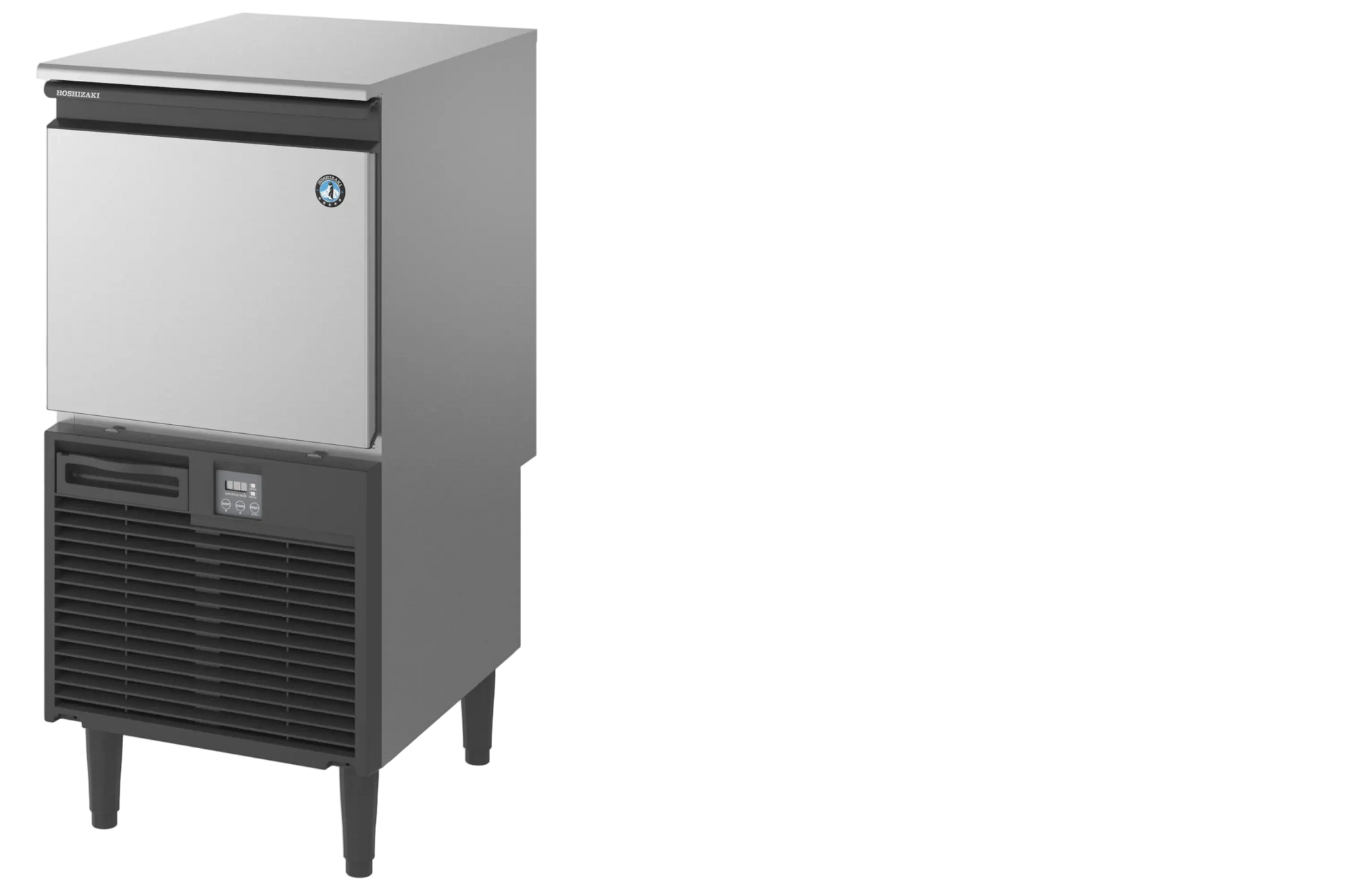 IJsblokjesmachine (halvemaan ijs) met ingebouwde opslagbunker KM-40C-HC