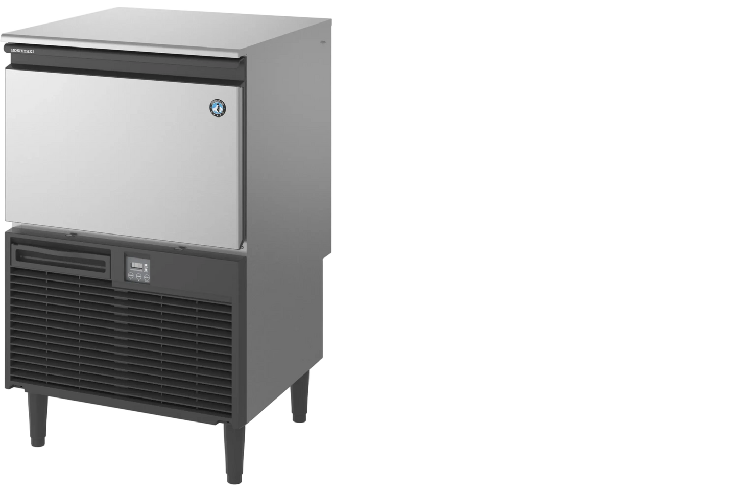 IJsblokjesmachine (halvemaan ijs) met ingebouwde opslagbunker KM-60C-HC-W