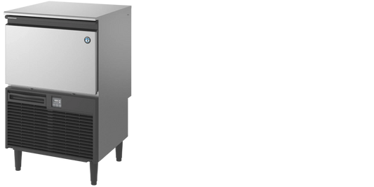IJsblokjesmachine (halvemaan ijs) met ingebouwde opslagbunker KM-60C-HC-W