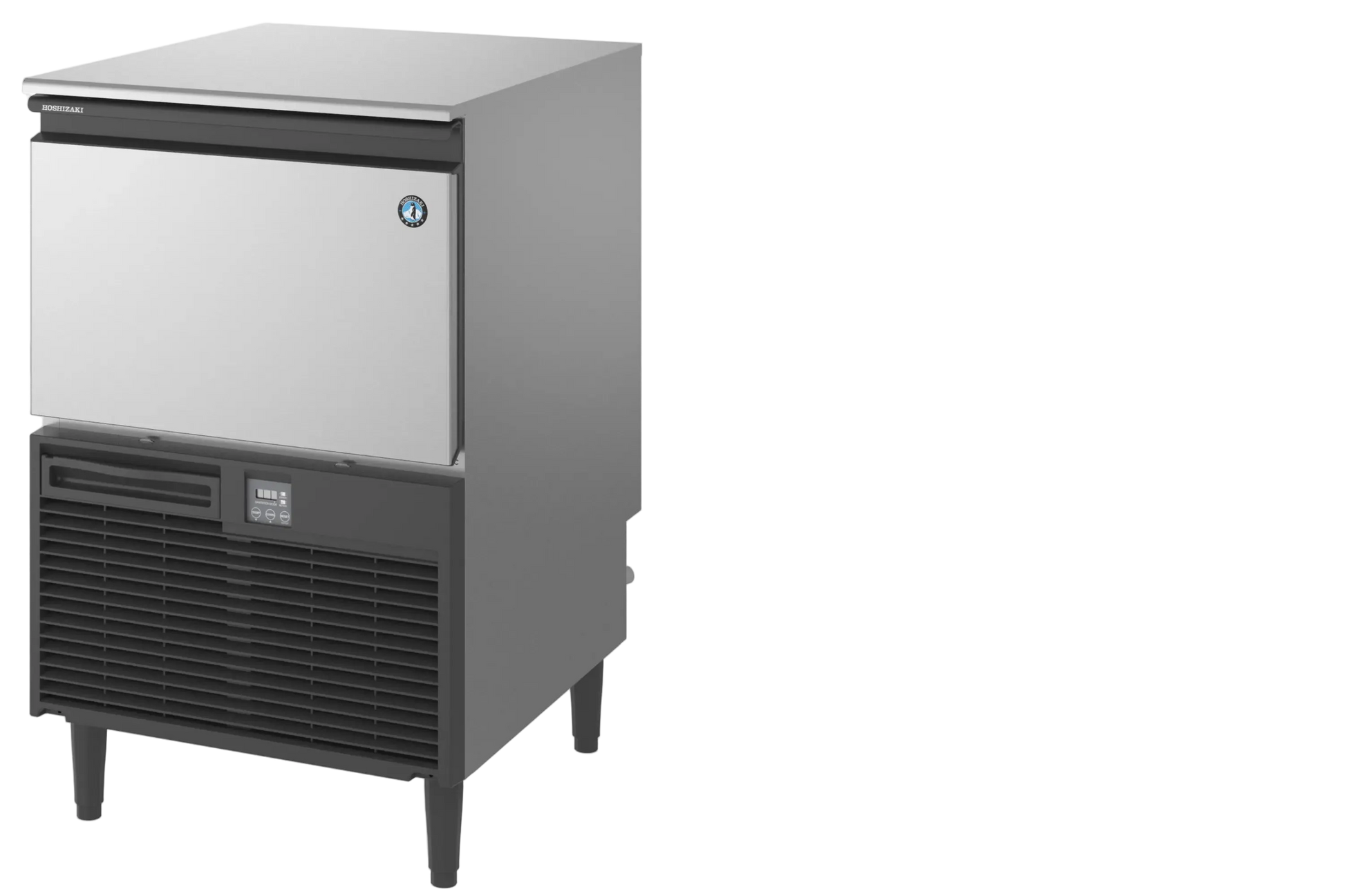 IJsblokjesmachine (halvemaan ijs) met ingebouwde opslagbunker KM-80C-HC-W