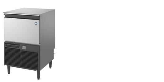 IJsblokjesmachine (halvemaan ijs) met ingebouwde opslagbunker KM-80C-HC-W