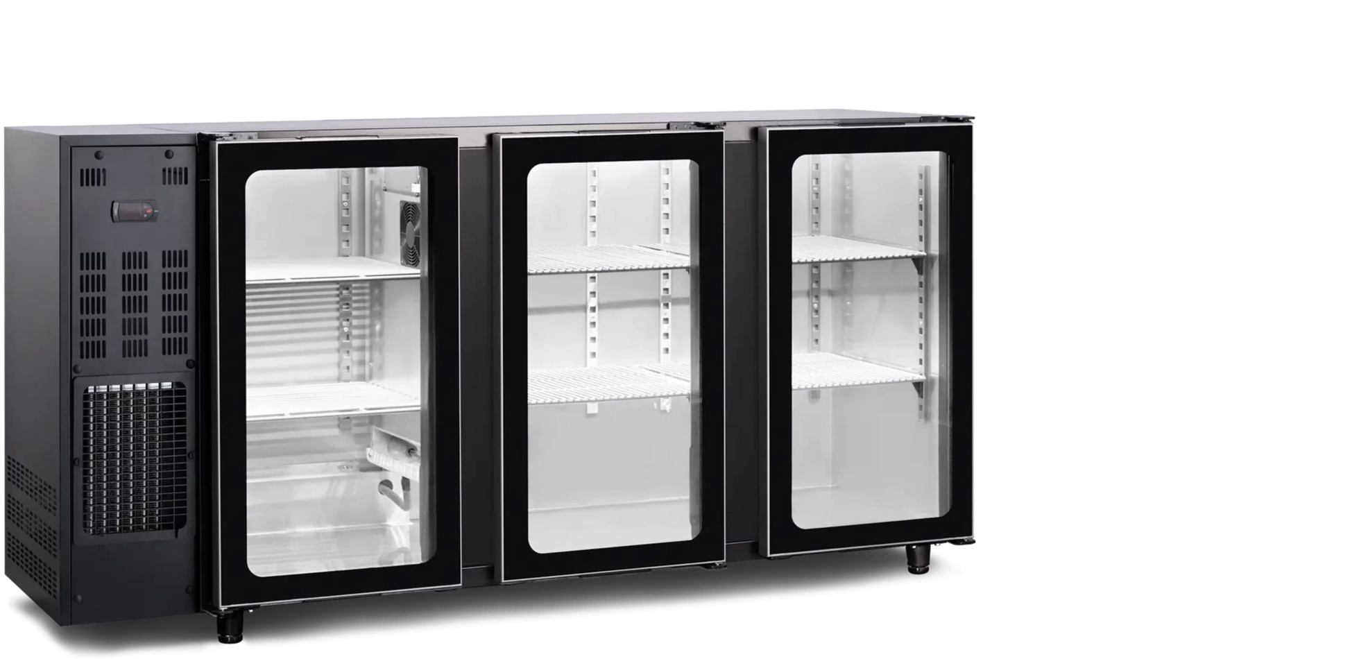 Tefcold Barkast met glasdeuren TBC3G 206B