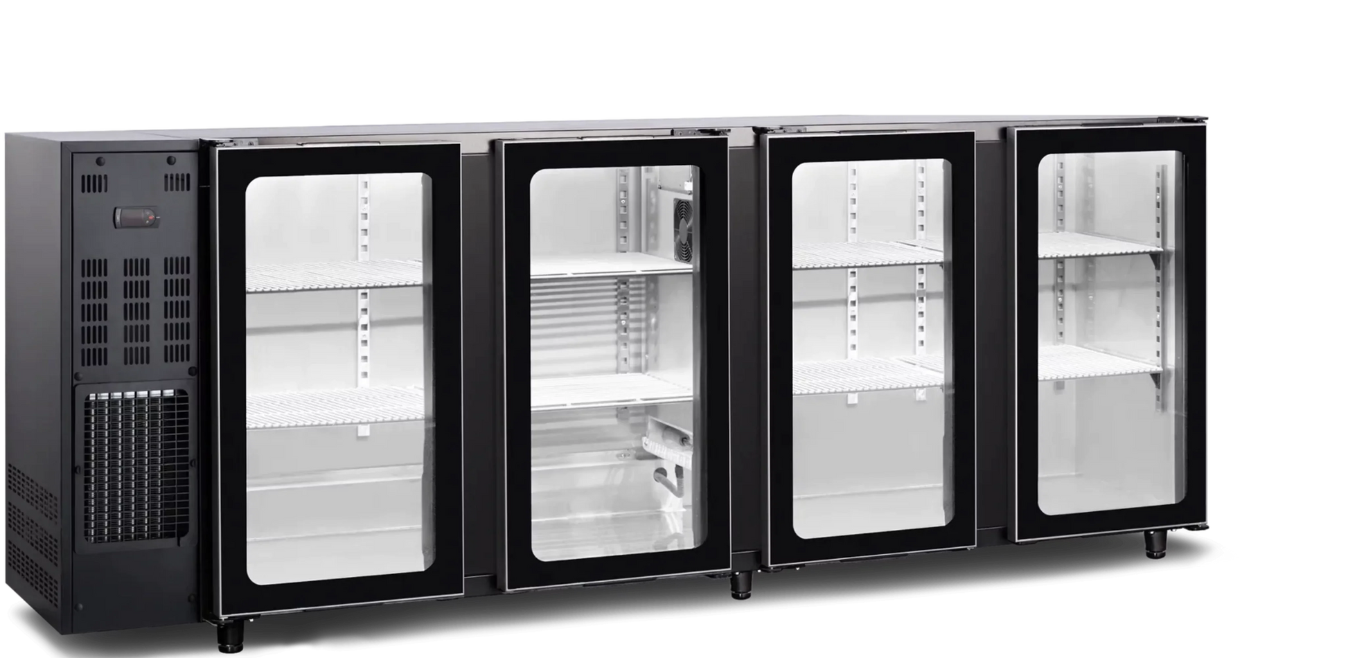 Tefcold Barkast met glasdeuren TBC4G 267B